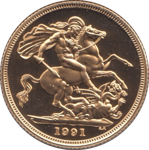 1991 GOLD SOVEREIGN ( PROOF ) - Sovereign - Cambridgeshire Coins