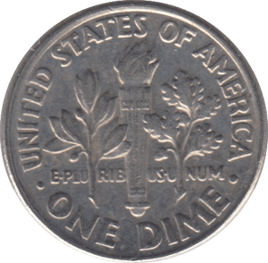 1991 ONE DIME USA PHILADELPHIA MINT - SILVER WORLD COINS - Cambridgeshire Coins