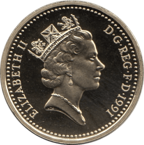 1991 ONE POUND PROOF £1 NORTHERN IRELAND FLAX - £1 Proof - Cambridgeshire Coins