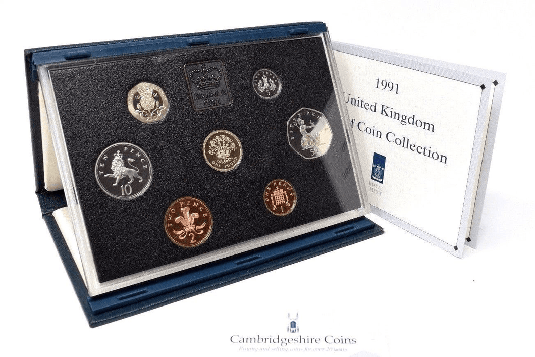 1991 ROYAL MINT PROOF SET - ROYAL MINT PROOF SET - Cambridgeshire Coins