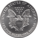 1991 SILVER LIBERTY DOLLAR USA - SILVER WORLD COINS - Cambridgeshire Coins