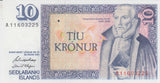 1991 TEN KRONUR ICELAND BANKNOTE ICELAND REF 800 - World Banknotes - Cambridgeshire Coins