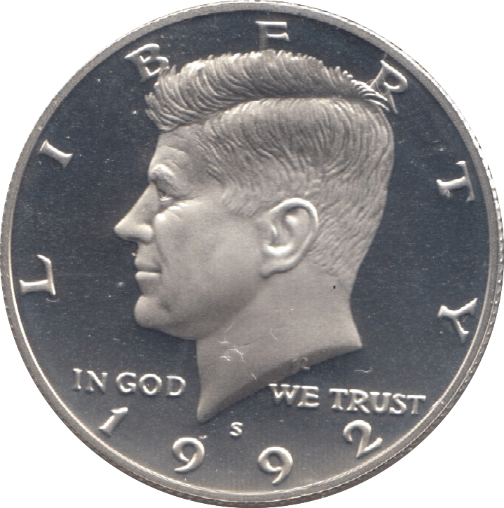 1992-95 SILVER PROOF KENNEDY 1/2 DOLLAR - SILVER WORLD COINS - Cambridgeshire Coins
