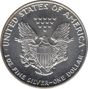 1992 AMERICAN EAGLE SILVER DOLLAR USA - SILVER WORLD COINS - Cambridgeshire Coins