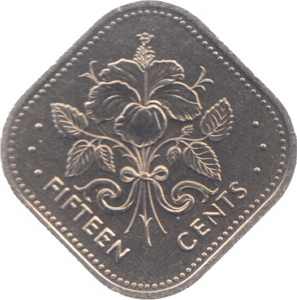 1992 BAHAMAS 15 CENTS ( UNC ) - WORLD COINS - Cambridgeshire Coins