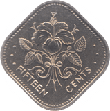 1992 BAHAMAS 15 CENTS ( UNC ) - WORLD COINS - Cambridgeshire Coins