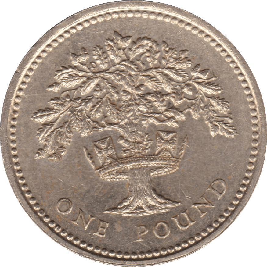 1992 CIRCULATED £1 ENGLISH Oak - £1 CIRCULATED - Cambridgeshire Coins