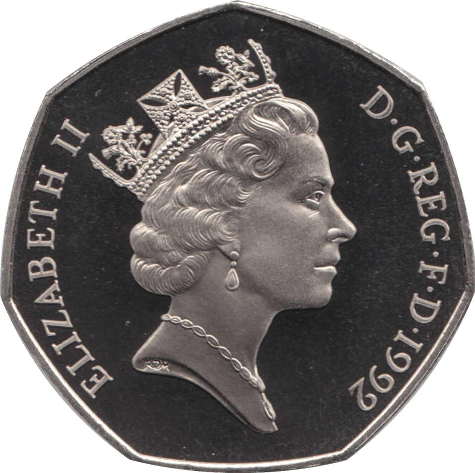 1992 FIFTY PENCE PROOF 50P COIN BRITANNIA - 50p Proof - Cambridgeshire Coins