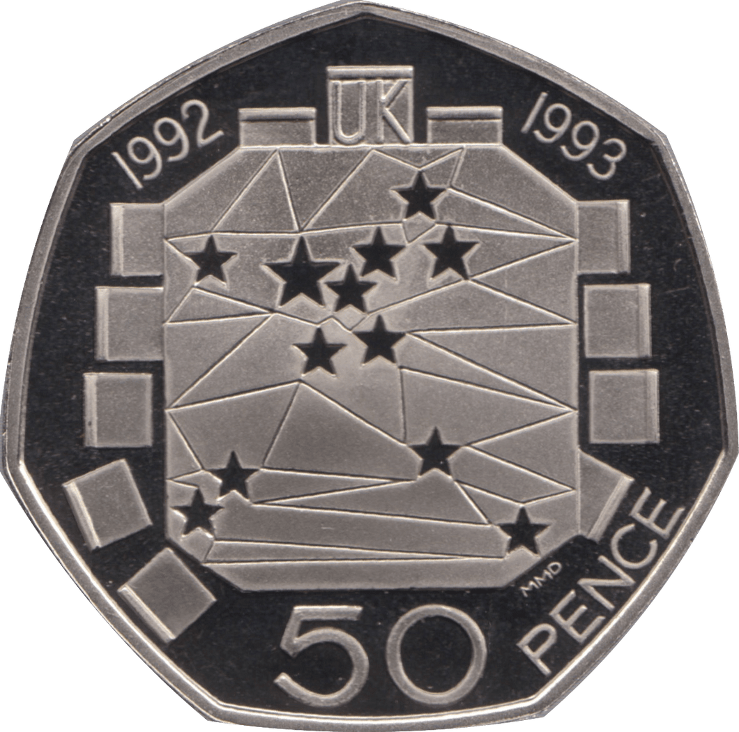 1992 FIFTY PENCE PROOF EC COUNCIL - 50p Proof - Cambridgeshire Coins