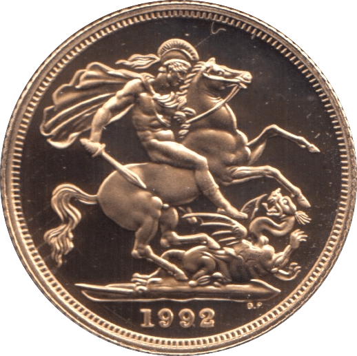 1992 GOLD SOVEREIGN ( PROOF ) - Sovereign - Cambridgeshire Coins