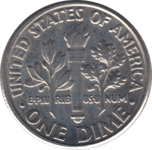 1992 ONE DIME USA PHILADELPHIA MINT - SILVER WORLD COINS - Cambridgeshire Coins