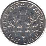 1992 ONE DIME USA PHILADELPHIA MINT - SILVER WORLD COINS - Cambridgeshire Coins