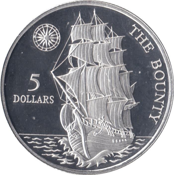 1992 SILVER PROOF 5 DOLLARS NIUE ISLANDS 925 SILVER - SILVER WORLD COINS - Cambridgeshire Coins