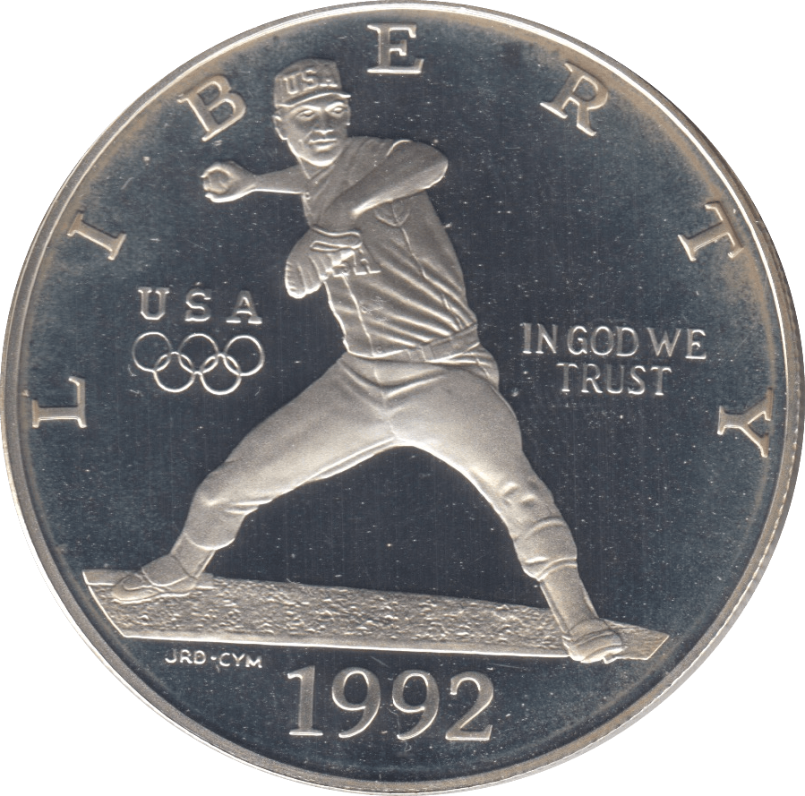 1992 SILVER USA PEACE DOLLAR - SILVER WORLD COINS - Cambridgeshire Coins