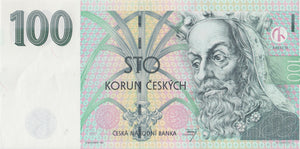 1993 100 KORUN CZECHOSLOVAKIA REF 645 - World Banknotes - Cambridgeshire Coins