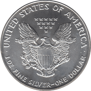 1993 AMERICAN EAGLE SILVER DOLLAR USA - SILVER WORLD COINS - Cambridgeshire Coins