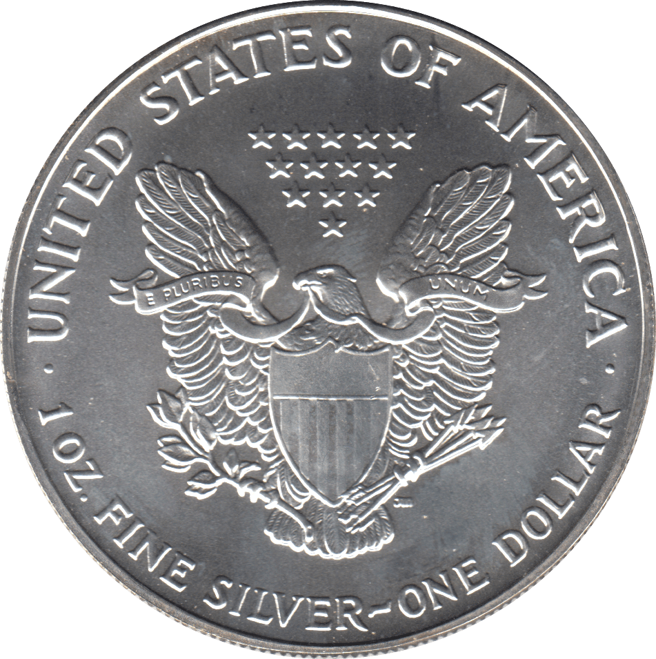 1993 AMERICAN EAGLE SILVER DOLLAR USA - SILVER WORLD COINS - Cambridgeshire Coins