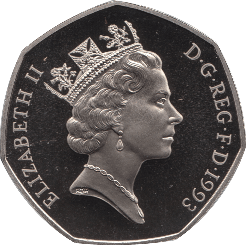 1993 FIFTY PENCE PROOF 50P COIN BRITANNIA - 50p Proof - Cambridgeshire Coins