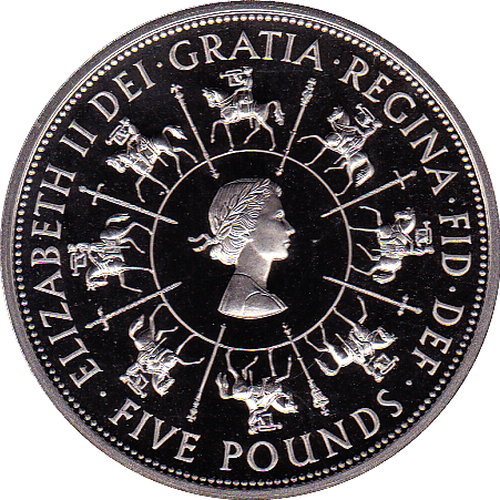 1993 FIVE POUND £5 PROOF COIN ST EDWARDS CROWN - £5 Proof - Cambridgeshire Coins