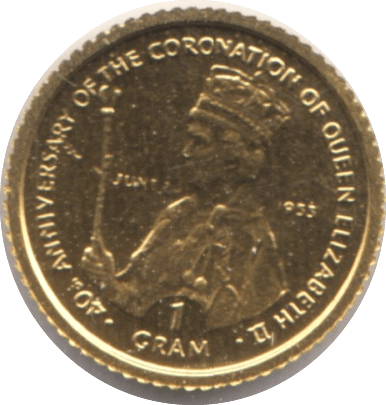 1993 GOLD CORONATION GOLD PROOF COIN - Gold World Coins - Cambridgeshire Coins