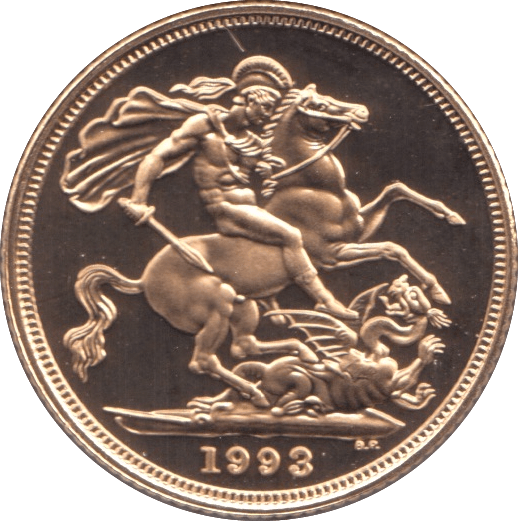 1993 GOLD SOVEREIGN ( PROOF ) - Sovereign - Cambridgeshire Coins