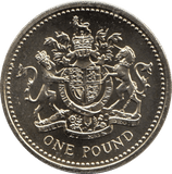 1993 ONE POUND £1 ROYAL ARMS BRILLIANT UNCIRCULATED BU - £1 BU - Cambridgeshire Coins