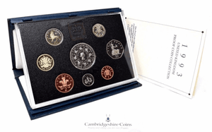 1993 ROYAL MINT PROOF SET - ROYAL MINT PROOF SET - Cambridgeshire Coins