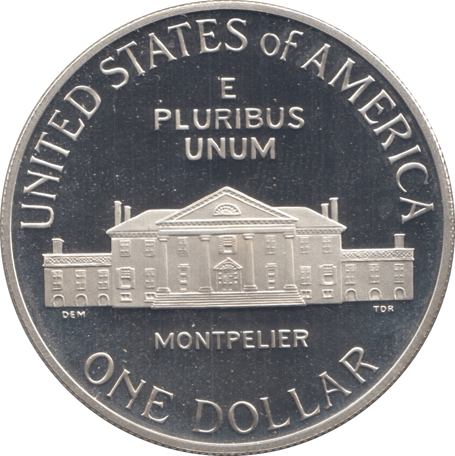 1993 SILVER USA PEACE DOLLAR - SILVER WORLD COINS - Cambridgeshire Coins