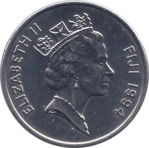 1994 20 CENTS FIJI - WORLD COINS - Cambridgeshire Coins