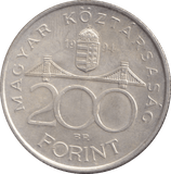 1994 200 FORINT HUNGARY - WORLD COINS - Cambridgeshire Coins
