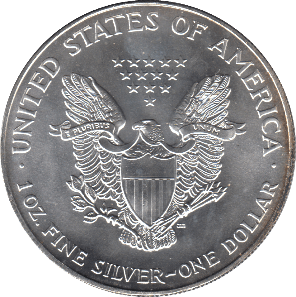 1994 AMERICAN EAGLE SILVER DOLLAR USA - SILVER WORLD COINS - Cambridgeshire Coins