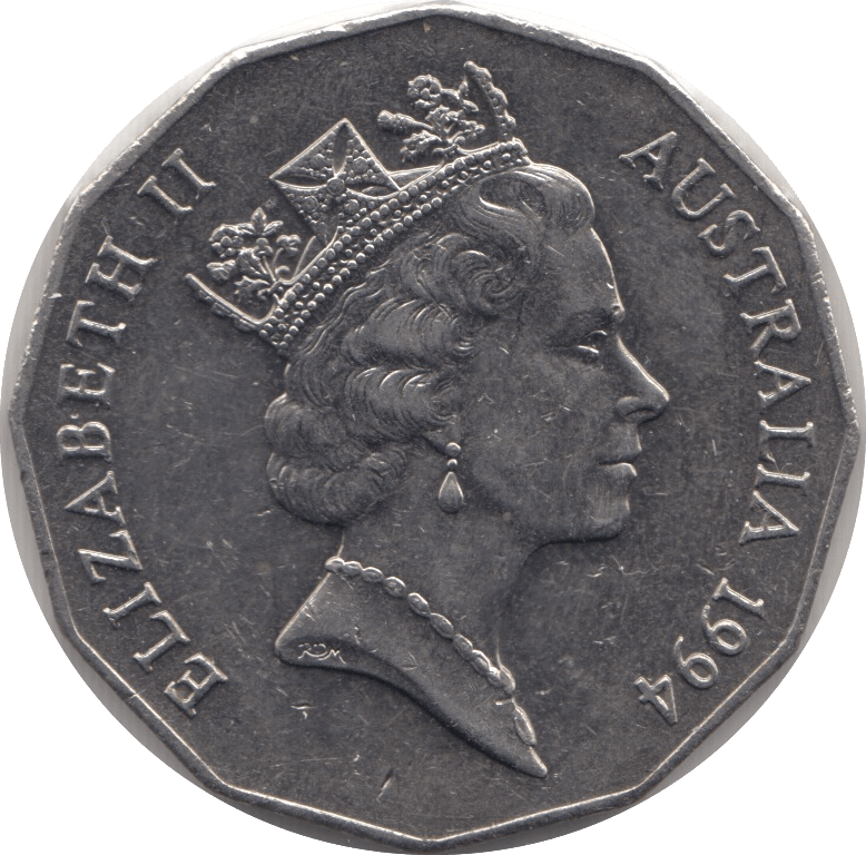 1994 AUSTRALIA 50 CENTS - WORLD COINS - Cambridgeshire Coins