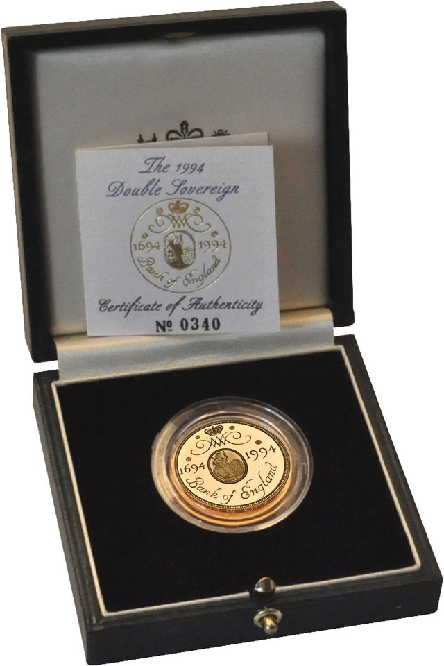 1994 Bank of England Gold Proof 22 Carat Coin Royal Mint BOX - Cambridgeshire Coins