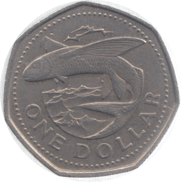 1994 BARBADOS ONE DOLLAR - WORLD COINS - Cambridgeshire Coins