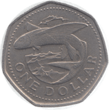 1994 BARBADOS ONE DOLLAR - WORLD COINS - Cambridgeshire Coins