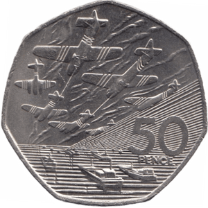 1994 FIFTY PENCE 50P CIRCULATED NORMANDY D-DAY - 50P CIRCULATED - Cambridgeshire Coins