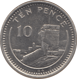 1994 GIBRALTAR 10 PENCE - WORLD COINS - Cambridgeshire Coins