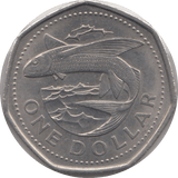 1994 ONE DOLLAR BARBADOS - WORLD COINS - Cambridgeshire Coins