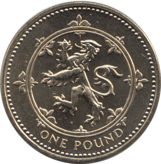 1994 ONE POUND £1 SCOTTISH LION BRILLIANT UNCIRCULATED BU - £1 BU - Cambridgeshire Coins