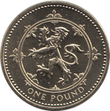 1994 ONE POUND £1 SCOTTISH LION BRILLIANT UNCIRCULATED BU - £1 BU - Cambridgeshire Coins