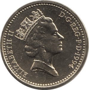 1994 ONE POUND £1 SCOTTISH LION BRILLIANT UNCIRCULATED BU - £1 BU - Cambridgeshire Coins