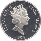 1994 SILVER 10 DOLLARS COOK ISLANDS ( PROOF ) - SILVER WORLD COINS - Cambridgeshire Coins