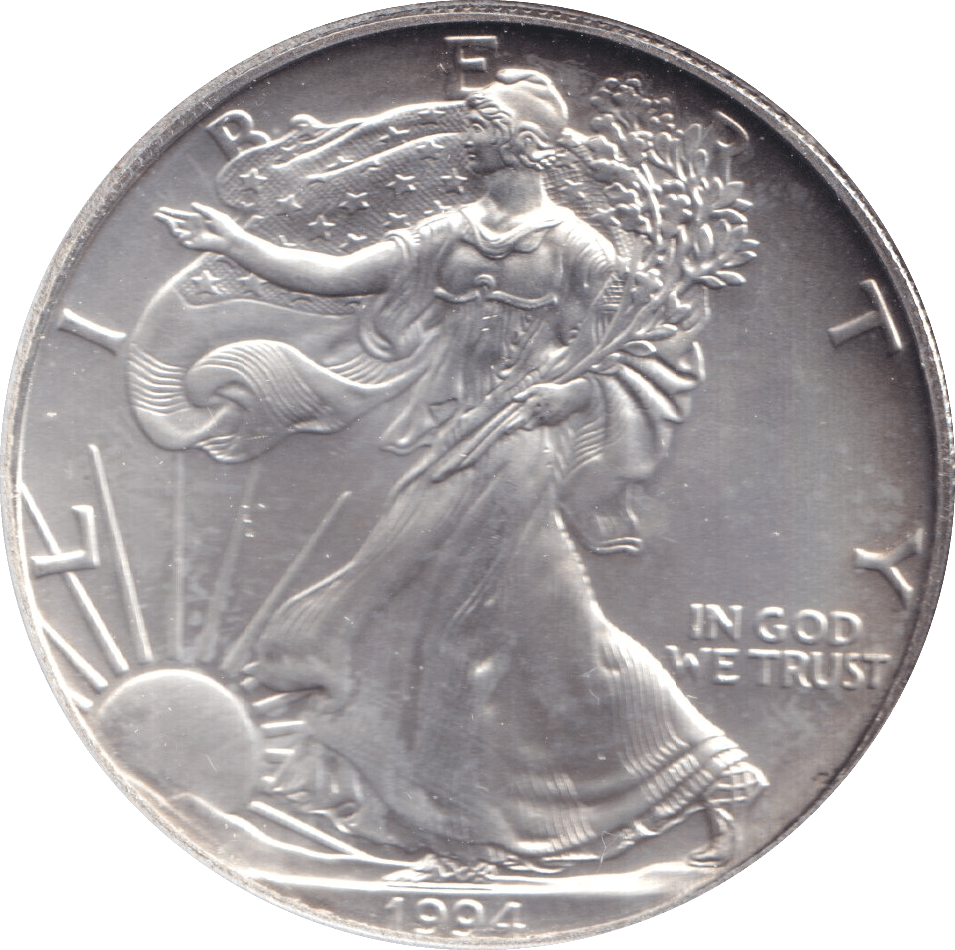 1994 SILVER LIBERTY DOLLAR USA - Cambridgeshire Coins