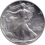 1994 SILVER LIBERTY DOLLAR USA - SILVER WORLD COINS - Cambridgeshire Coins