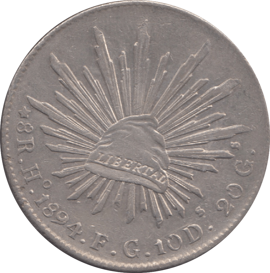 1994 SILVER MEXICO 1 PESO - SILVER WORLD COINS - Cambridgeshire Coins