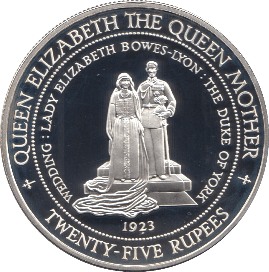 1994 SILVER PROOF 25 RUPEES SEYCHELLES 925 SILVER (COA) REF 13 - SILVER PROOF COMMEMORATIVE - Cambridgeshire Coins