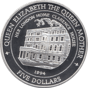 1994 SILVER PROOF 5 DOLLARS FIJI 925 SILVER (COA) REF 24 - SILVER PROOF COMMEMORATIVE - Cambridgeshire Coins