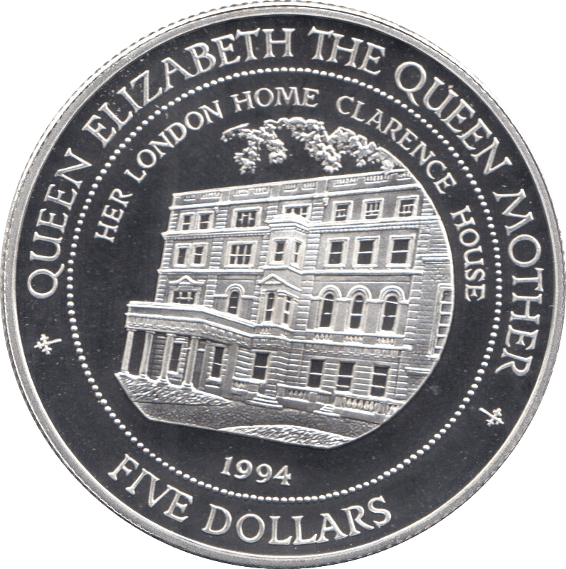 1994 SILVER PROOF 5 DOLLARS FIJI 925 SILVER (COA) REF 24 - SILVER PROOF COMMEMORATIVE - Cambridgeshire Coins