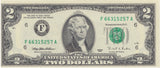 1995 2 DOLLARS BANKNOTE USA REF 1003 - World Banknotes - Cambridgeshire Coins
