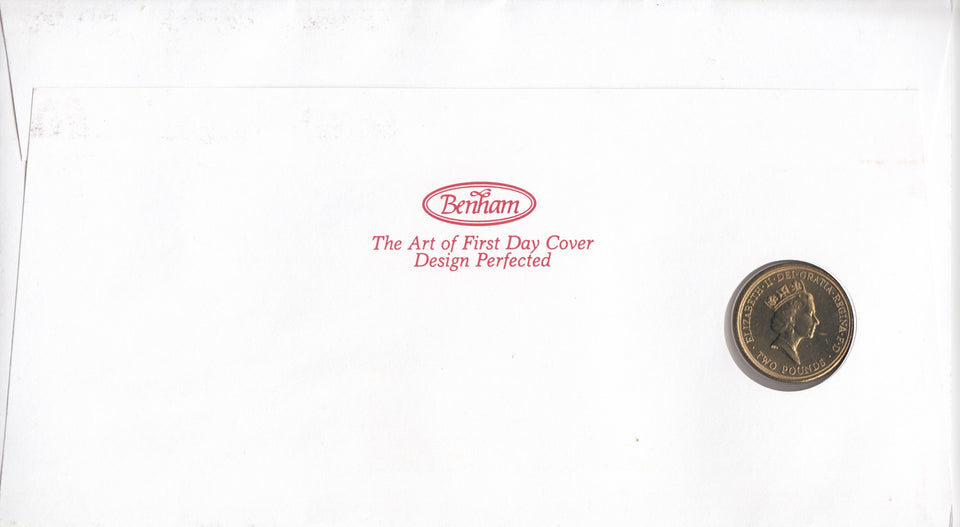 1995 £2 UNITED NATIONS COIN COVER SIGNED BY RT. HON. LORD OWEN REF CC19 - coin covers - Cambridgeshire Coins
